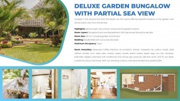 Deluxe Garden Bungalow With Partial Sea View