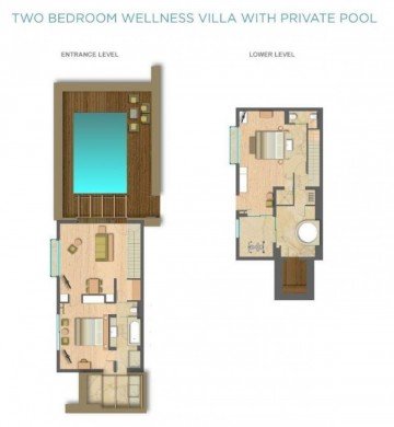 Two Bedroom Sea View Wellness Villa with Private Pool