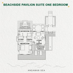 Beachside Pavilion Suite One Bedroom (110 m²)