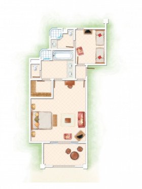 2-Bedroom Family Apartment Ground Floor