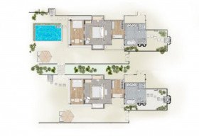 Two Bedroom Interconnecting Beach Villa (410 m²)