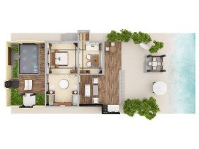 Deluxe Garden Villa with Private Family Pool