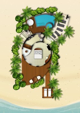 Beachfront Pool Villa (110 m²)